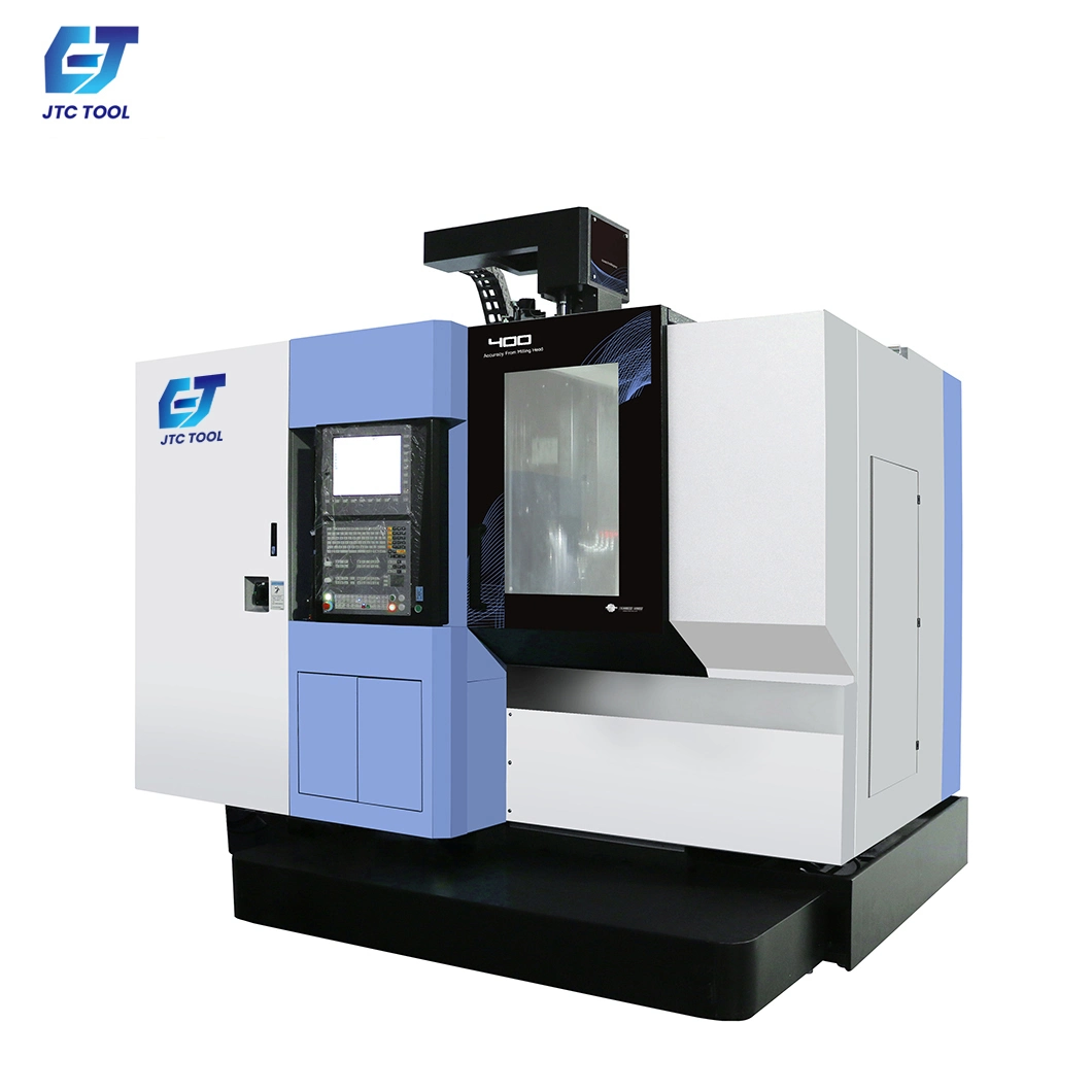 Jtc Tool Lathe Turning Center China Supplier High-Quality Horizontal Machining Center ISO20 Spindle Taper Gmu-400 Mini 5 Axis CNC Machining Center