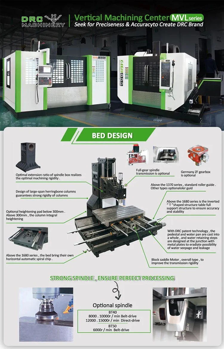 CNC Vertical CNC Machining Center Vmc1680