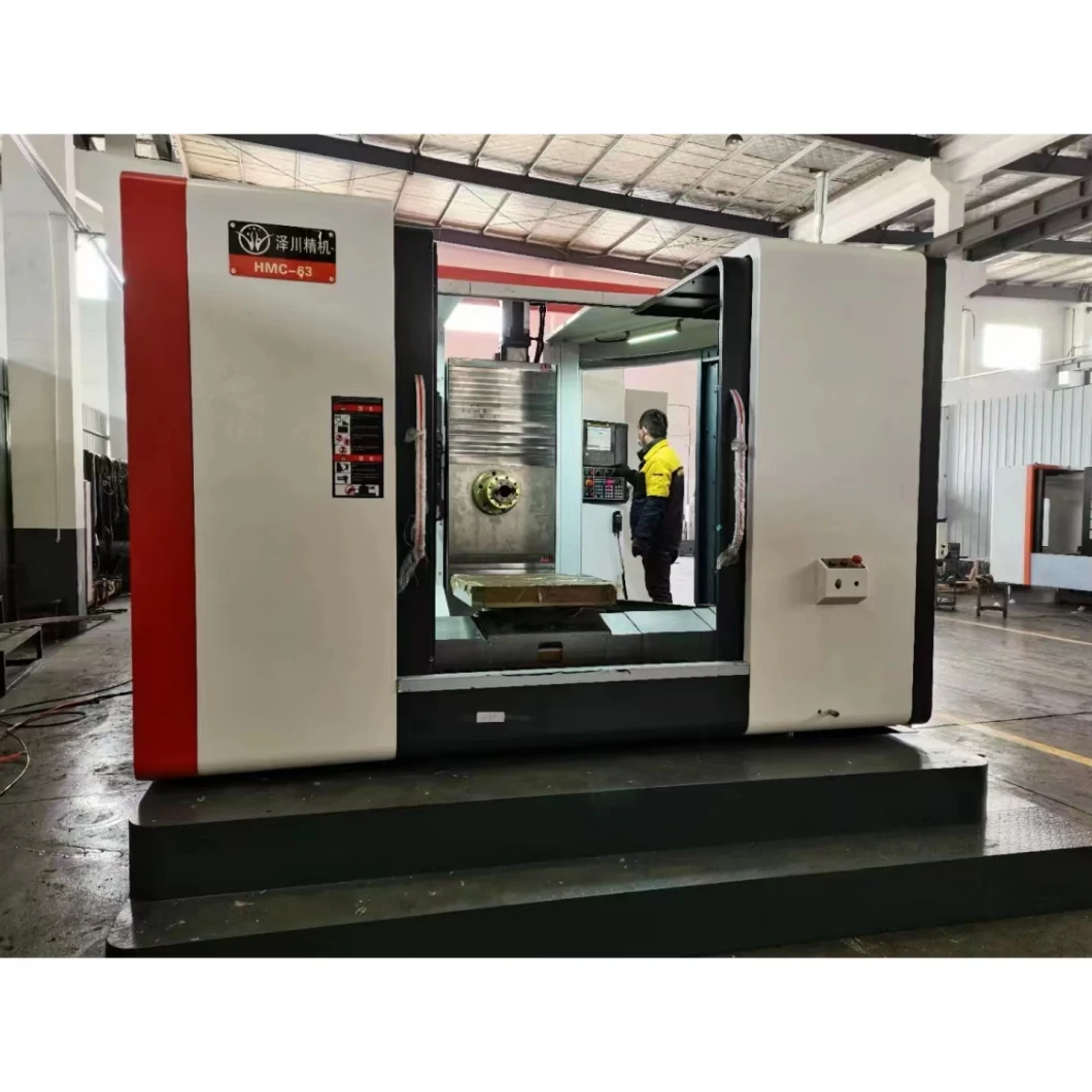 China High Rigidity Perfect Precision Inspection Hmc63 CNC Horizontal Machining Center