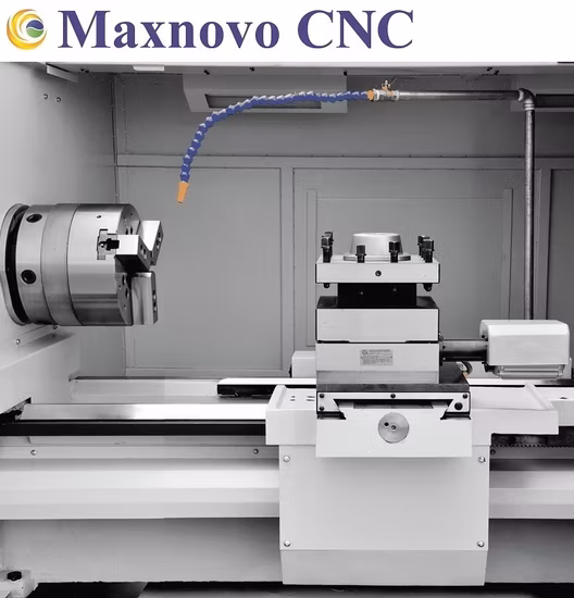 Máquina de torno CNC de cama plana de torneado de metal horizontal de alta precisión (DL-CNC500)