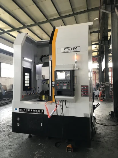 Precio de la máquina de torno vertical CNC de una sola columna convencional de alta calidad VTC850