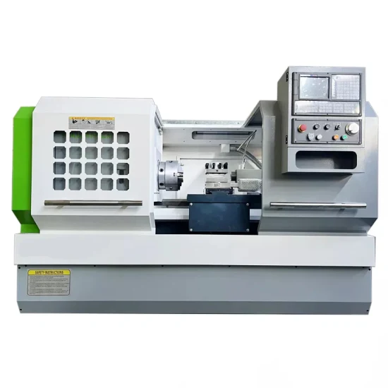 Máquina de torno CNC de metal de precisión Ck6140 Torno de torneado CNC de cama plana horizontal